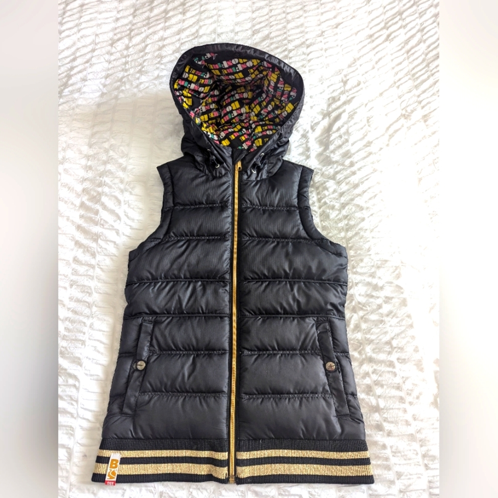 Bonfire Snowboarding Company Quilted Puffer Vest Down Feathers Size Women's XS